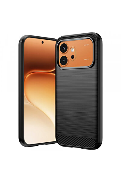 Techsuit Husa pentru Honor 600 Pro / 600, Techsuit, Carbon, Neagra