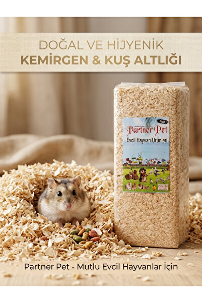 Berliva Home Partner Pet Sıkıştırılmış Kemirgen Talaşı Tavşan Hamster Altlığı...