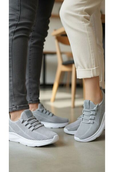 AYSAMOOD Men's Knit Mesh Sports Shoes - Lightweight Sole, Casual Walking and ...