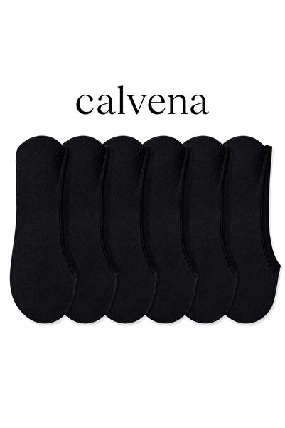 Calvena Kadın 6 Çift Siyah, İnce Tül Suba Çorap