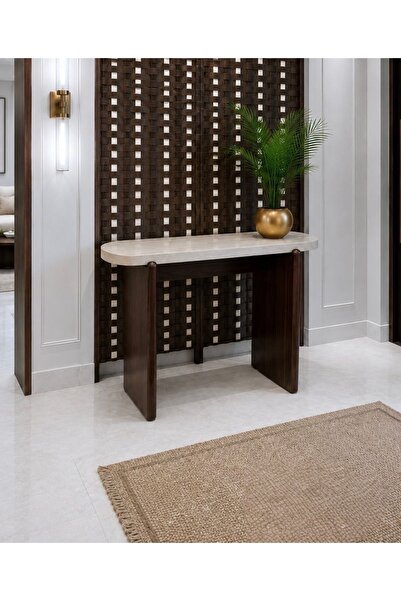 Generic Wooden Hallway Console Table Elegant Entryway Furniture Design