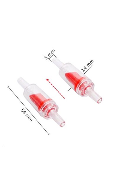 Liya Akvaryum Hava Hortumu Çek Valf (Check Valve) 2'li