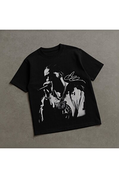 Grafftee Clothing Drake Printed Unisex Oversize T-Shirt