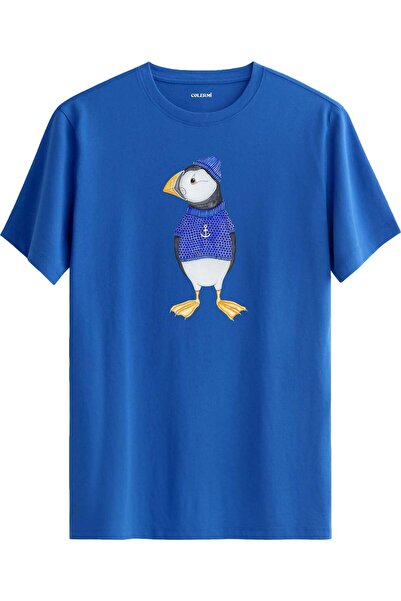 Colermi Sea Parrot Design T-Shirt