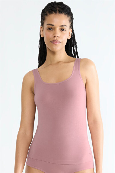 SLOGGI Kadın Askılı T-Shirt Pembe