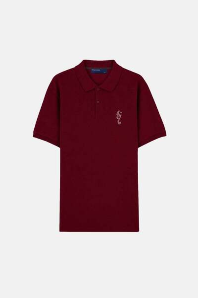 Reflect Studio Majica Seahorse Polo - Bordo crvena