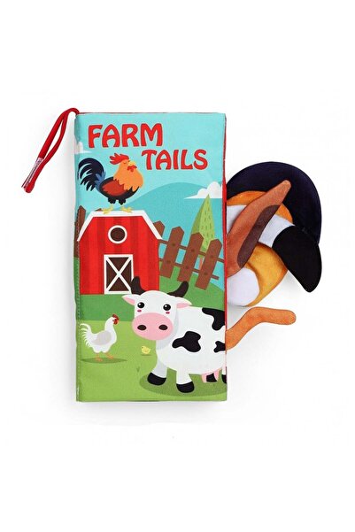 Puzzle Farm Animals Tails Cloth Book Educational Baby Early Learning Books Ac...