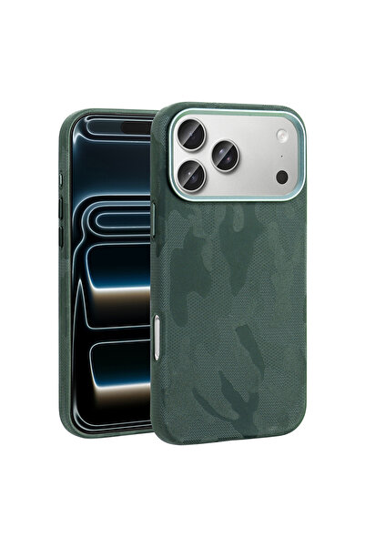 Casetify iPhone 17 Pro Kılıf M-Safe Şarj Özellikli Kamuflaj Tasarımlı SAH Ser...