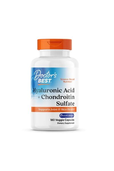 Doctor's Best Acid Hialuronic + Sulfat de Condroitină cu Colagen BioCell 180 ...