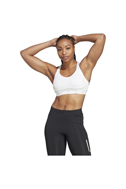 adidas Womens Fast L RU HS Sports Bra MAC
