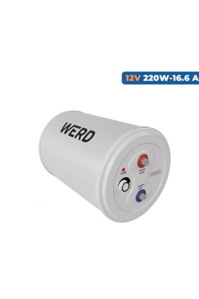 FERMİL Werd 12V Karavan & Tekne Su Isıtıcı E Boiler - 10 Litre