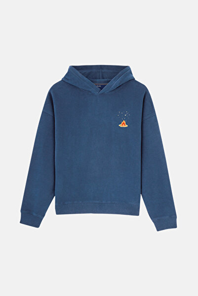 Reflect Studio Campfire Supersoft Hoodie - Indigo Blue