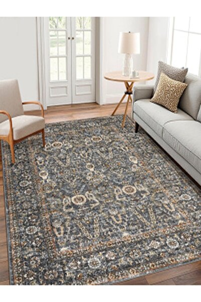 Garvee 9x12 Washable Area Rug - Persian Boho Vintage Design Carpet, Ultra-Thi...