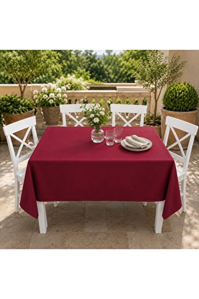 Pucioasa Fata de masa pentru terasa si gradina, rezistenta UV, 140x180 cm, bordo