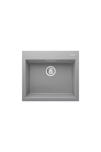 RealStone REAL STONE K02 DIDYMA 60 GRİ GRANİT EVİYE