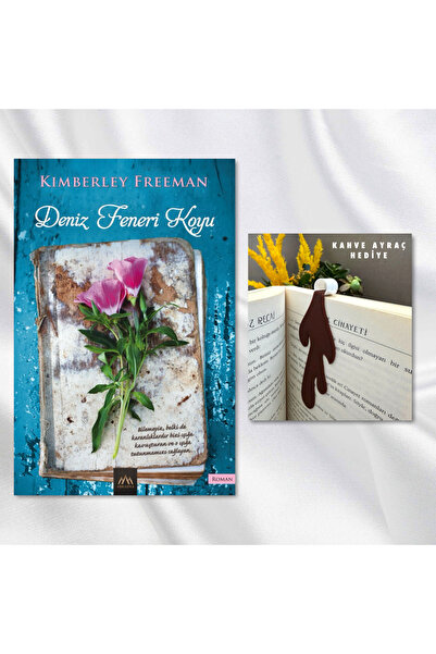 Arkadya Yayınları Lighthouse Dark / Spilled Coffee Figured Bookmark Gift