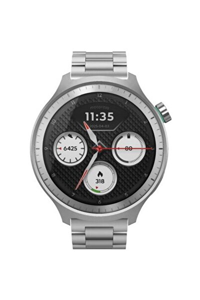 Motorola Smartwatch Moto Watch 70, 1.43 inch OLED, GPS, IP68, Carcasa Alumini...