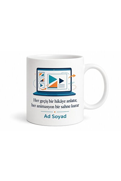 Tupya Gift هدية كوب ماجستير الرسوم المتحركة لصديقك الذي يجهز عرض تقديمي