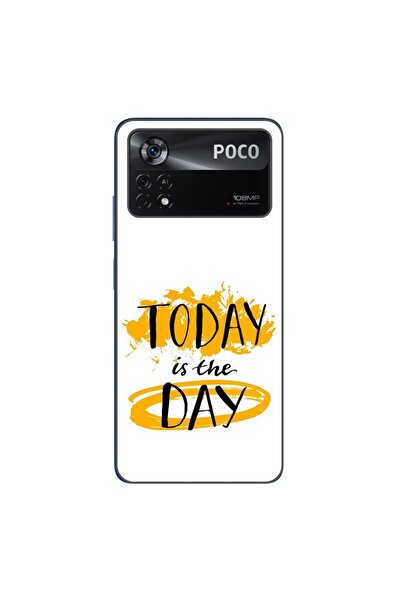 OEM Husa compatibila cu Xiaomi Poco X4 Pro Silicon Gel Tpu Model Mesaj Today ...