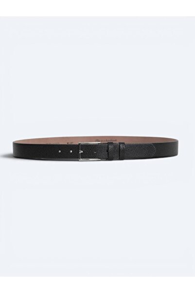 Kip Black 100% Leather Belt