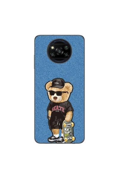 OEM Husa compatibila cu Xiaomi Poco X3 Pro Silicon Gel Tpu Model Bear Skate F...