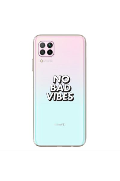 Other Huawei P40 Lite No bad vibes Transparent Silicone TPU Θήκη