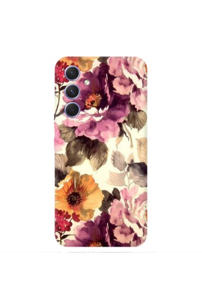 Other Samsung S25 PLUS Daisies and roses Transparent Silicone TPU Θήκη
