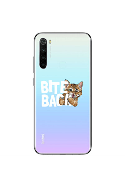 Other Xiaomi Redmi Note 8 bitte back cat Transparent Silicone TPU Θήκη