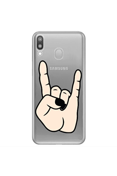 Other Samsung M20 Rock Transparent Silicone TPU Θήκη