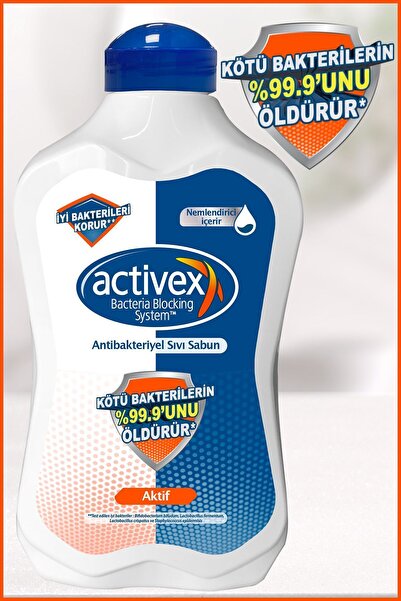 Activex Sıvı Sabun Aktif 1.000 ML Nemlendirici İçerir (1 ADET)