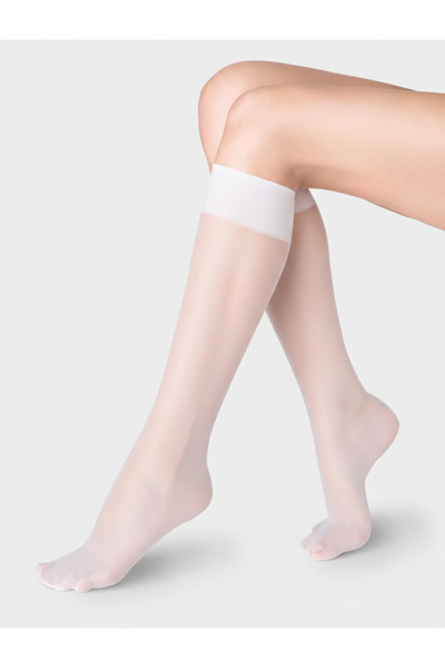 sosetaria Top Bottom Set of 2 pairs of 3/4 length socks Marilyn Ufki 15 den