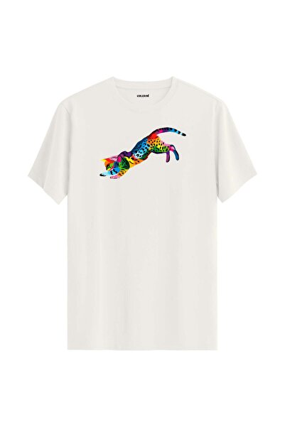 Colermi Colorful Nox Cat Printed T-Shirt