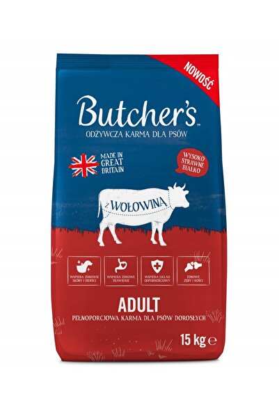 Butcher's Hrană uscată originală pentru câini cu vită 15kg