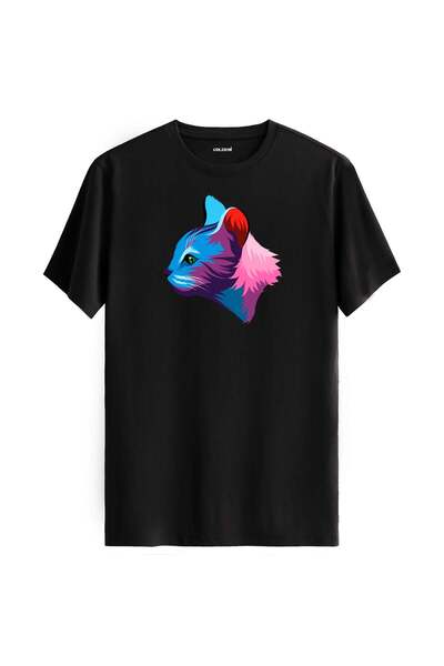 Colermi Colorful Liora Cat Printed T-Shirt