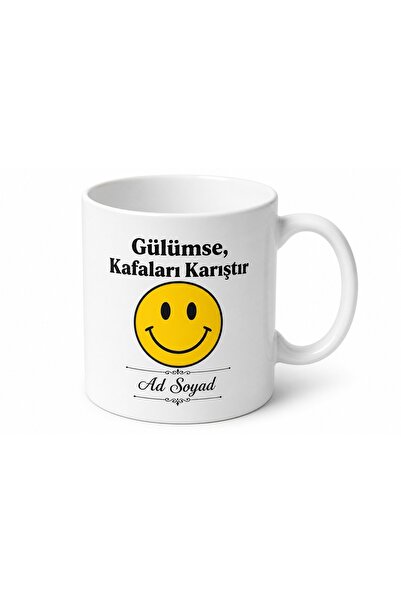 Tupya Gift Smile Mix Your Heads Themed Coffee Cup Gift Cup