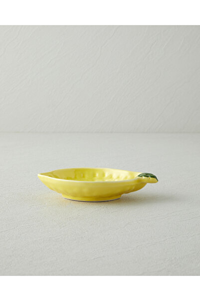 English Home Lemonella Seramik Çerezlik 13,5 cm Sarı