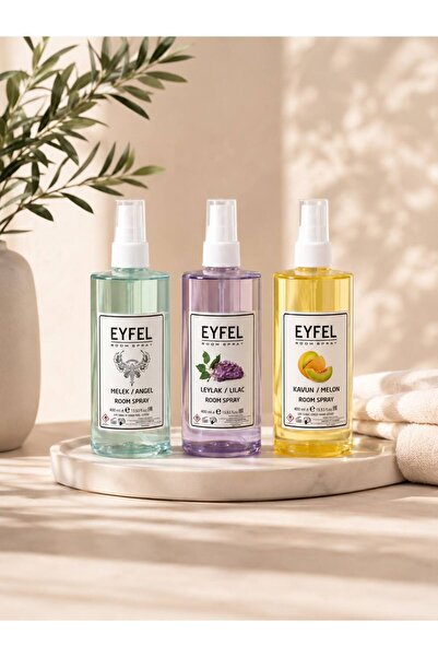 Mercaton 3 Odorizante de Cameră Tip Spray Eyfel (Angel, Liliac, Melon) – Răsf...
