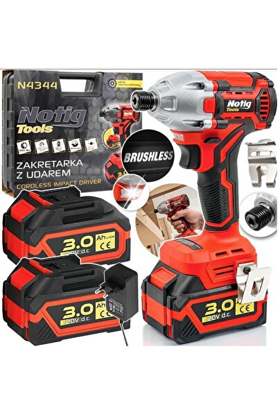 Notig Tools Șurubelniță cu impact, Notig Tools, 20V, 2x3.0Ah, N4344