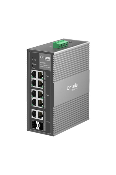 TP-LINK Industrial switch 8 x RJ45 1G PoE+/PoE++, 2 x combo SFP/RJ45 1G, Easy...
