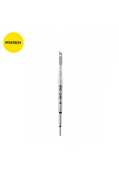 PİYATECH DVO C210-K Balta Tip Entegre Havya Ucu – T210 Profesyonel Hassas Leh...