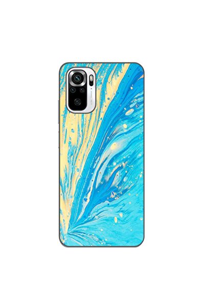 OEM Case compatible with Xiaomi Poco M5s Silicone Gel Tpu Model Aqua Bloom