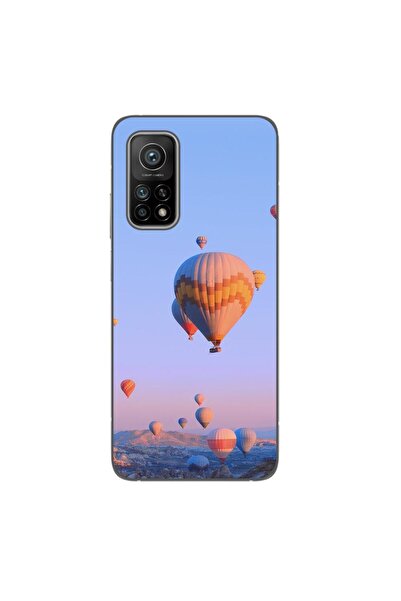 OEM Калъф, съвместим с Xiaomi Mi 10T Pro 5G, силиконов гел TPU, с шарка на въ...