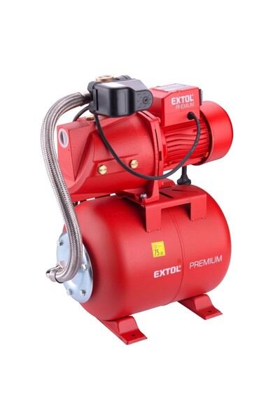 Extol Premium Pompă de apă, Extol Premium, cu rezervor de presiune, 750W, 527...