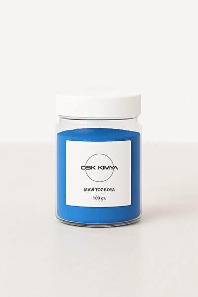 obk kimya Mavi Toz Boya 100 gr