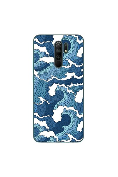 OEM Case compatible with Xiaomi Redmi 9 Silicone Gel Tpu Model Crazy Waves