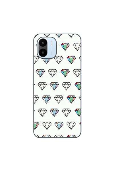 OEM Case compatible with Xiaomi Redmi A1 Silicone Gel Tpu Model Diamonds Patt...