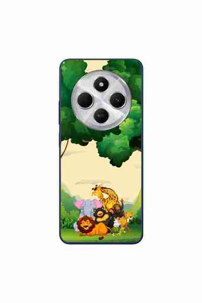 OEM Case compatible with Xiaomi Redmi 14C Silicone Gel Tpu Jungle Animal Pattern