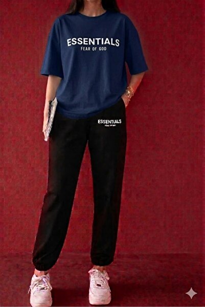 SILATU Essentials Printed Tracksuit T-Shirt Set