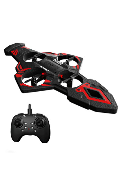 KATJMER F199 Uzaktan Kumandalı Işıklı Akrobatik Drone Uçak Köpük Gövde RC Oyu...