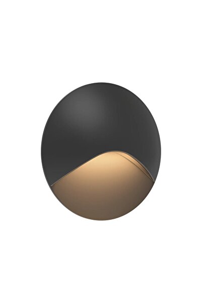 Braytron VEKSUS BLACK ROUND LED SPOT FOR STEPS-3W-3000K IP65 STEP LIGHT